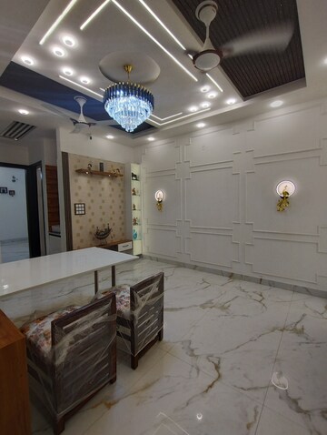 Living Room in 4 BHK Builder Floor at Mohan Garden – for Sale