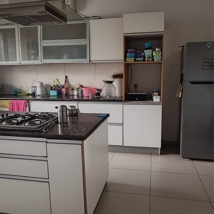 Kitchen, marvel-zephyr 4 Bedroom 3800 Sq.Ft. Apartment In Kharadi Pune 7302810