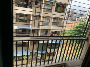 Balcony in 1 BHK Apartment at Kohinoor Castles, Ambernath West – for Sale