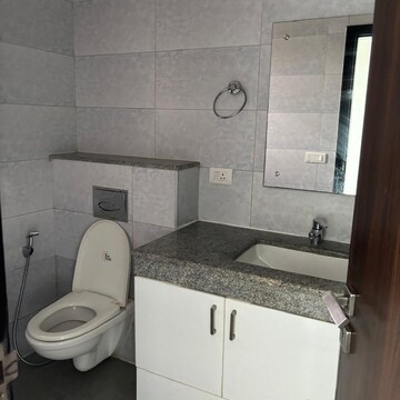 Bathroom in 4 BHK Apartment at Tata Primanti-Tower Residences, Dhani – for Rent