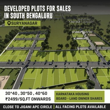  Plot – Exterior View View at Jigani - for Sale