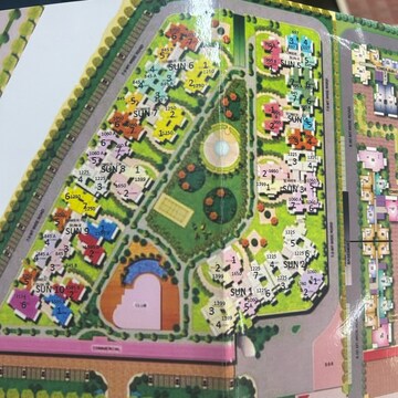 Master Plan in 3 BHK Apartment at Migsun Twiinz, Eta Ii Greater Noida – for Sale