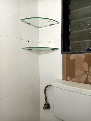 Bathroom in 1 RK Apartment at Soham Parijat Gardens, Ghodbunder Road – for Sale