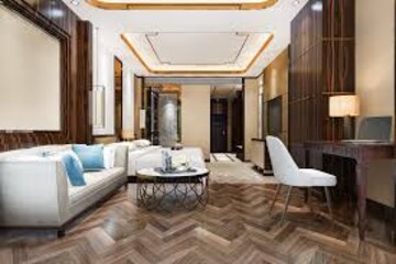 Living Room in 4 BHK Apartment at Sector 85 – for Sale