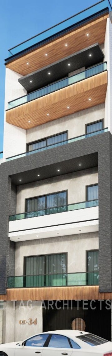 4 BHK Builder Floor – Exterior View View at Kirti Nagar - for Sale