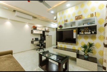 Living Room in 1 BHK Apartment at Lodha Amara, Kolshet Road – for Sale