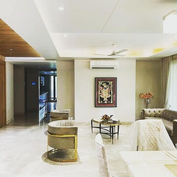 Living Room in 3 BHK Apartment at Ambience Island Lagoon, Sector 24 – for Sale