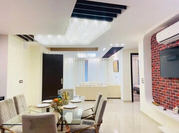Living Room in 4 BHK Apartment at Ambience Island Lagoon, Sector 24 – for Sale