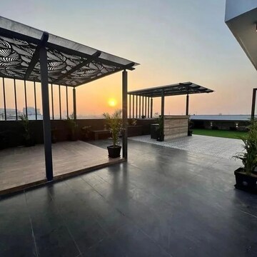 Terrace in 5 BHK Apartment at Ambience Island Lagoon, Sector 24 – for Sale