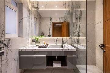 Bathroom in 2 BHK Apartment at Moreshwar 19 East, Nerul – for Sale