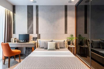 Bedroom in 2 BHK Apartment at Moreshwar 19 East, Nerul – for Sale