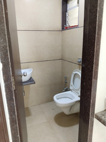 Bathroom in 1 BHK Apartment at Neelkanth Chandra Darshan Sky, Kamothe – for Sale