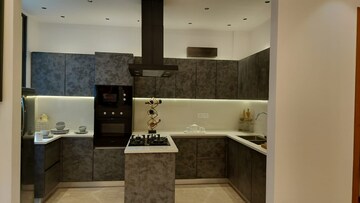 Kitchen in 4 BHK Builder Floor at Ansal Sushant Lok I, Sector 43 – for Sale