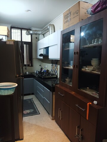 Kitchen in 2 BHK Apartment at Shri Devaji Residency, Dhakoli Village – for Sale