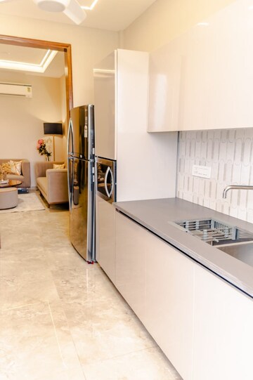 Kitchen in 3 BHK Builder Floor at Ramgarh Bhudda – for Sale