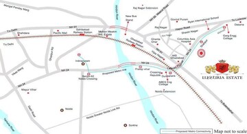 2 BHK Apartment – Map Location View at Aditya Luxuria Estate, Dasna - for Sale