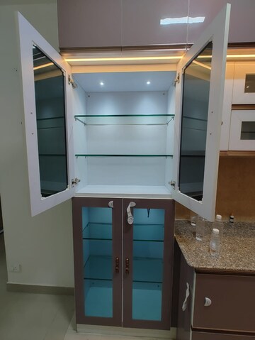 Kitchen in 3 BHK Apartment at Pardos Okas Residency, Sushant Golf City – for Sale