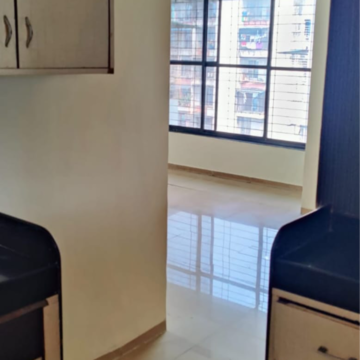 Kitchen in 1 BHK Apartment at Tricity Luxuria, Panvel Sector 18 – for Sale