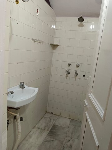 Bathroom in 1 BHK Builder Floor at Lajpat Nagar – for Rent