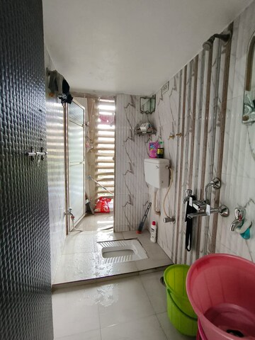 Bathroom in 1.5 BHK Apartment at Shanti Dham Apartment, Kalwa – for Sale