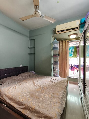 Bedroom in 1.5 BHK Apartment at Shanti Dham Apartment, Kalwa – for Sale