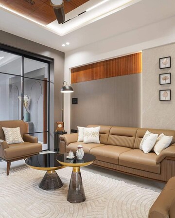 Living Room in 2 BHK Apartment at Tata Heaven, Boisar – for Sale
