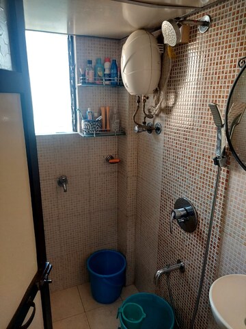 Bathroom in 1 BHK Apartment at Shree Sai Dham CHS Dahisar, Dahisar East – for Sale