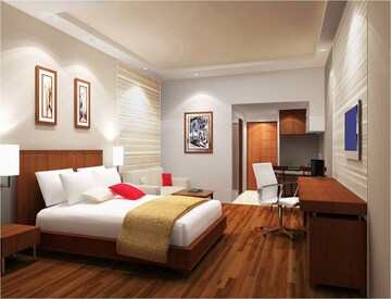 Living Room in Studio Apartment at Shagun City Center, Pi Greater Noida – for Sale