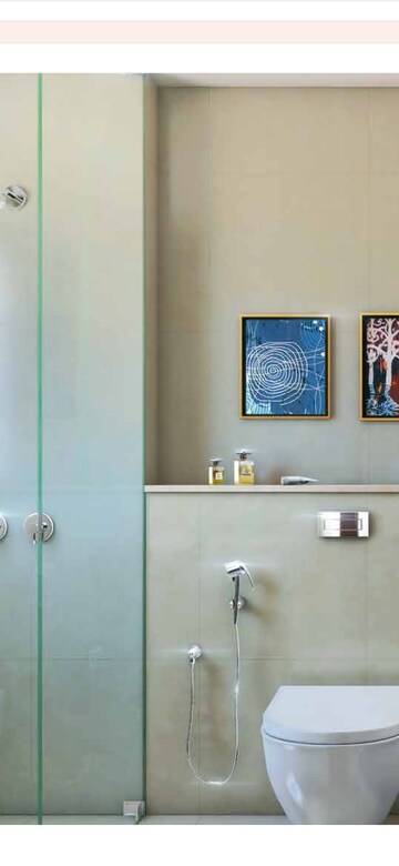 Bathroom in 3 BHK Apartment at Seawoods – for Sale