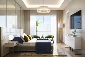 Living Room in 3.5 BHK Apartment at Smart World One DXP, Sector 113 – for Sale
