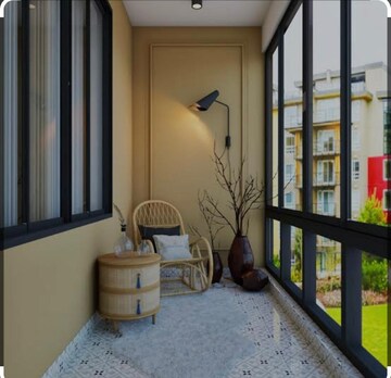 Balcony in 2.5 BHK Apartment at Srigdhas Rising East, Pocharam – for Sale