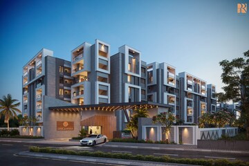 3 BHK Apartment – Exterior View View at Srigdhas Rising East, Pocharam - for Sale