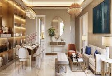 Living Room in 4 BHK Apartment at Smart World One DXP, Sector 113 – for Sale