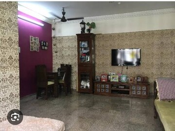 Living Room in 4 BHK Apartment at Vasant Valley Complex, Malad East – for Sale