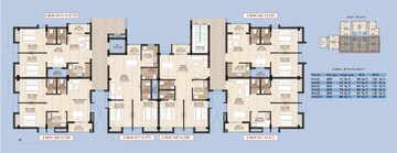 Floor Plan in 2 BHK Apartment at Trisulia – for Sale