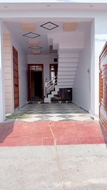 Building Lobby in 2 BHK Independent House at Jankipuram Extension – for Sale