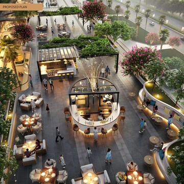  Shop – Exterior View View at M3M Capital, Sector 113 - for Sale