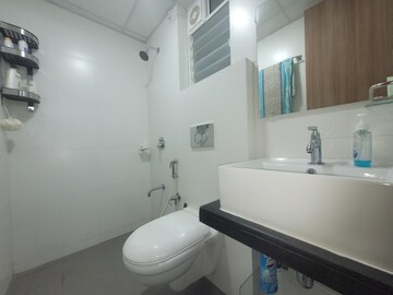 Bathroom in 1.5 BHK Apartment at Godrej Emerald, Ghodbunder Road – for Sale
