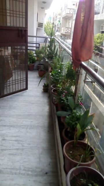 Balcony in 3 BHK Builder Floor at Mahavir Enclave – for Sale