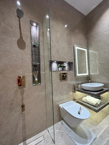 Bathroom in 3 BHK Apartment at Sunteck Crescent Park, Kalyan West – for Sale
