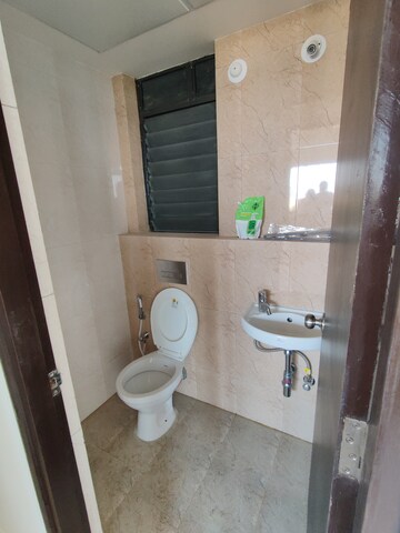 Bathroom in 1 BHK Apartment at Shapoorji Pallonji Joyville, Virar West – for Sale