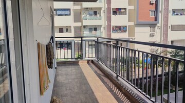 Balcony in 3 BHK Apartment at Crown Whistling Woods, Kokapet – for Sale