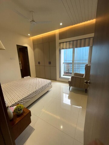 Living Room in 3 BHK Apartment at Divine Palm Springs, Wakad – for Sale