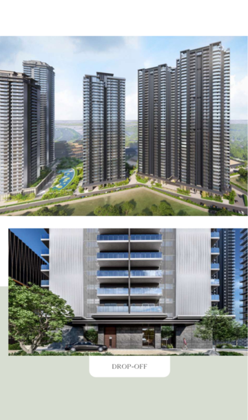 4 BHK Apartment – Exterior View View at Krisumi Waterside Residences, Sector 36a - for Sale