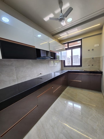 Kitchen in 3 BHK Apartment at Patrakar Colony – for Sale