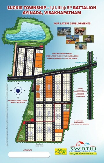  Plot – Exterior View View at Chelluru - for Sale