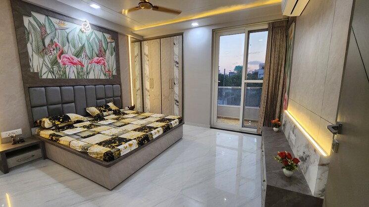 Bedroom, mansarovar 3 Bedroom 1600 Sq.Ft. Builder Floor In Mansarovar Jaipur 7315108