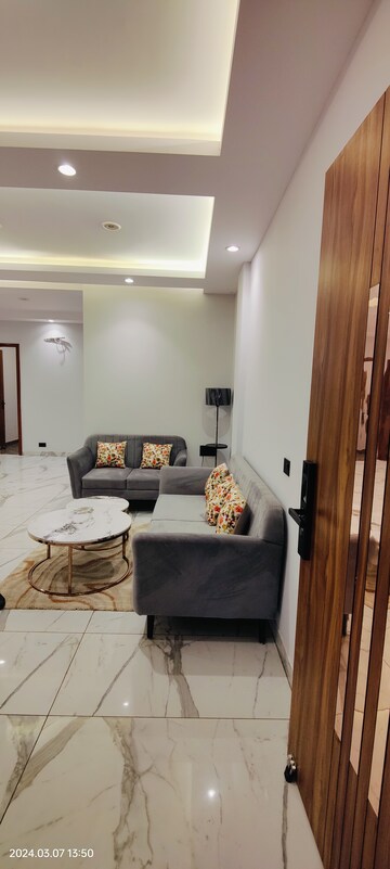 Living Room in 3 BHK Apartment at Raj Nagar Extension – for Sale