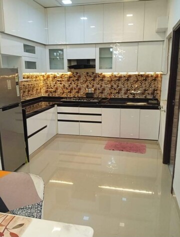 Kitchen in 3 BHK Apartment at Salarpuria H And M Royal, Kondhwa – for Rent