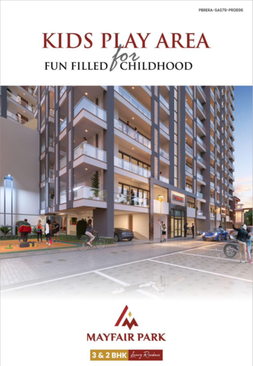 3 BHK Apartment – Exterior View View at Nandita Mayfair Park, Kishanpura - for Sale